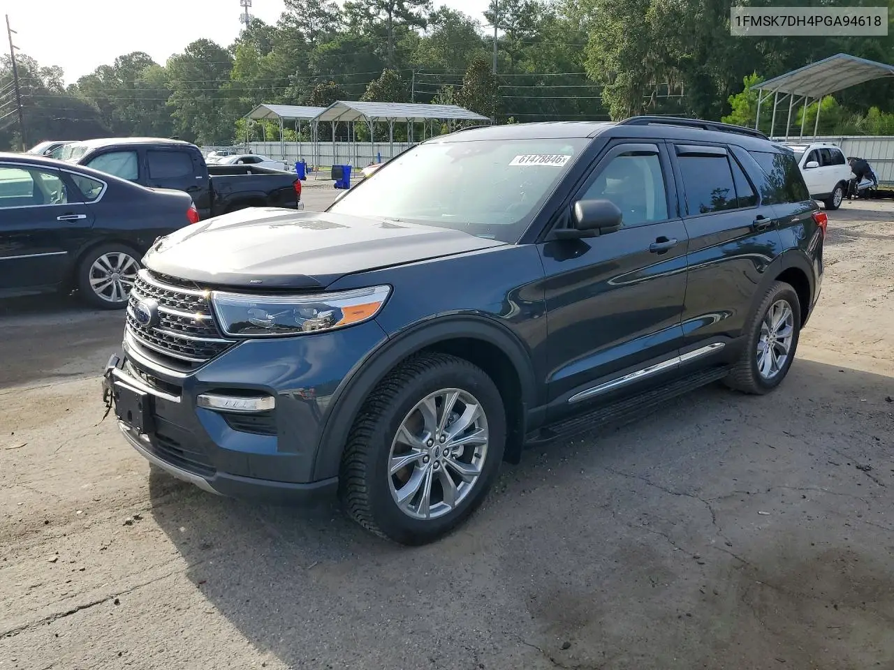 2023 Ford Explorer Xlt VIN: 1FMSK7DH4PGA94618 Lot: 61478846