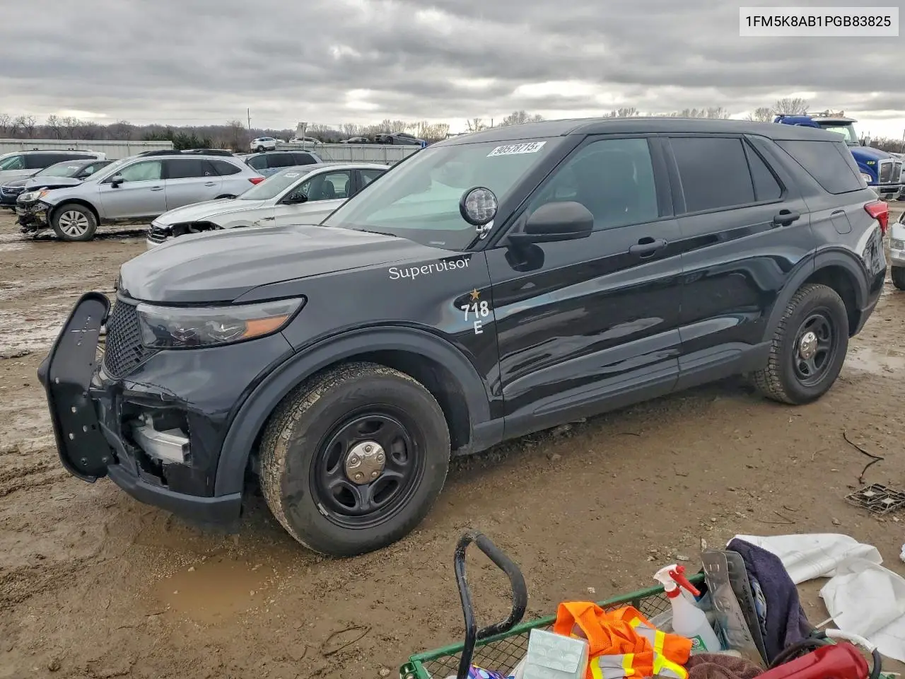 1FM5K8AB1PGB83825 2023 Ford Explorer Police Interceptor