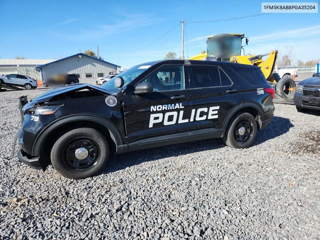 1FM5K8AB8PGA35204 2023 Ford Explorer Police Interceptor