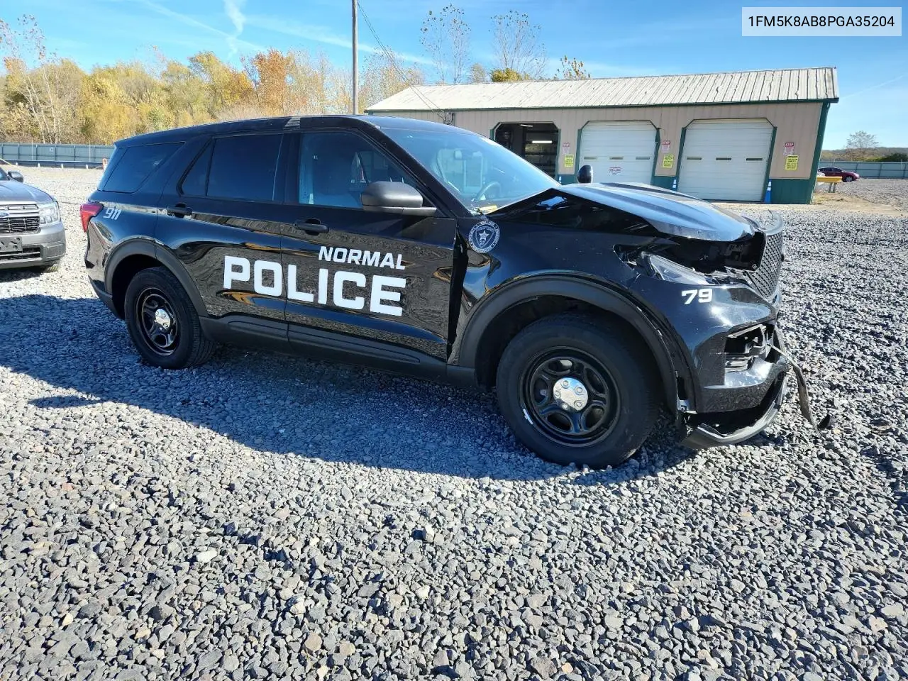 1FM5K8AB8PGA35204 2023 Ford Explorer Police Interceptor