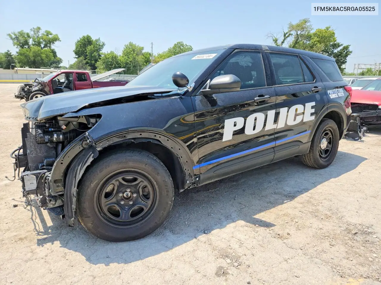 1FM5K8AC5RGA05525 2024 Ford Explorer Police Interceptor