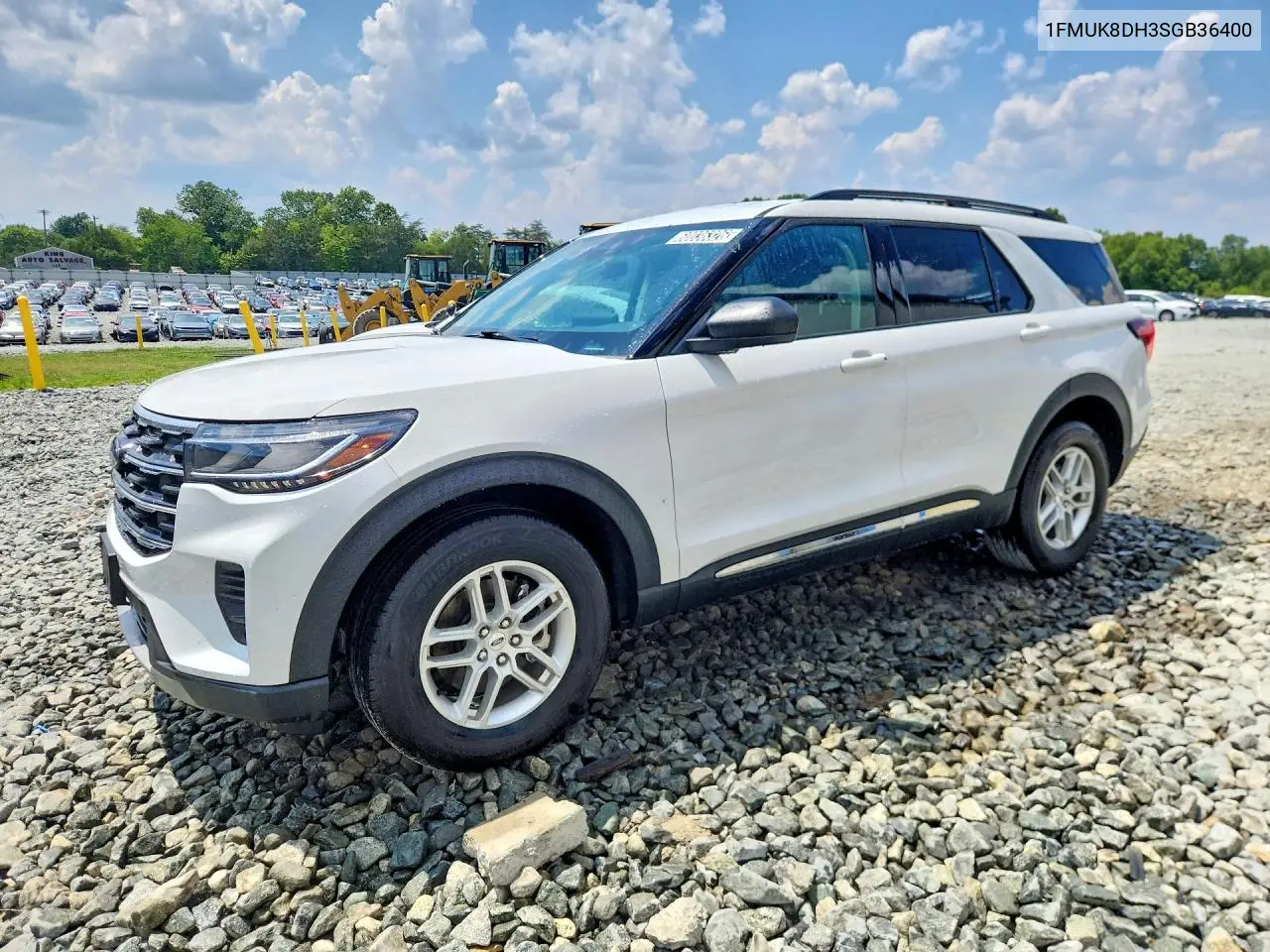 2025 Ford Explorer Active VIN: 1FMUK8DH3SGB36400 Lot: 60036326