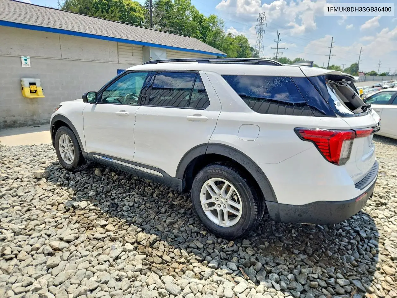 2025 Ford Explorer Active VIN: 1FMUK8DH3SGB36400 Lot: 60036326