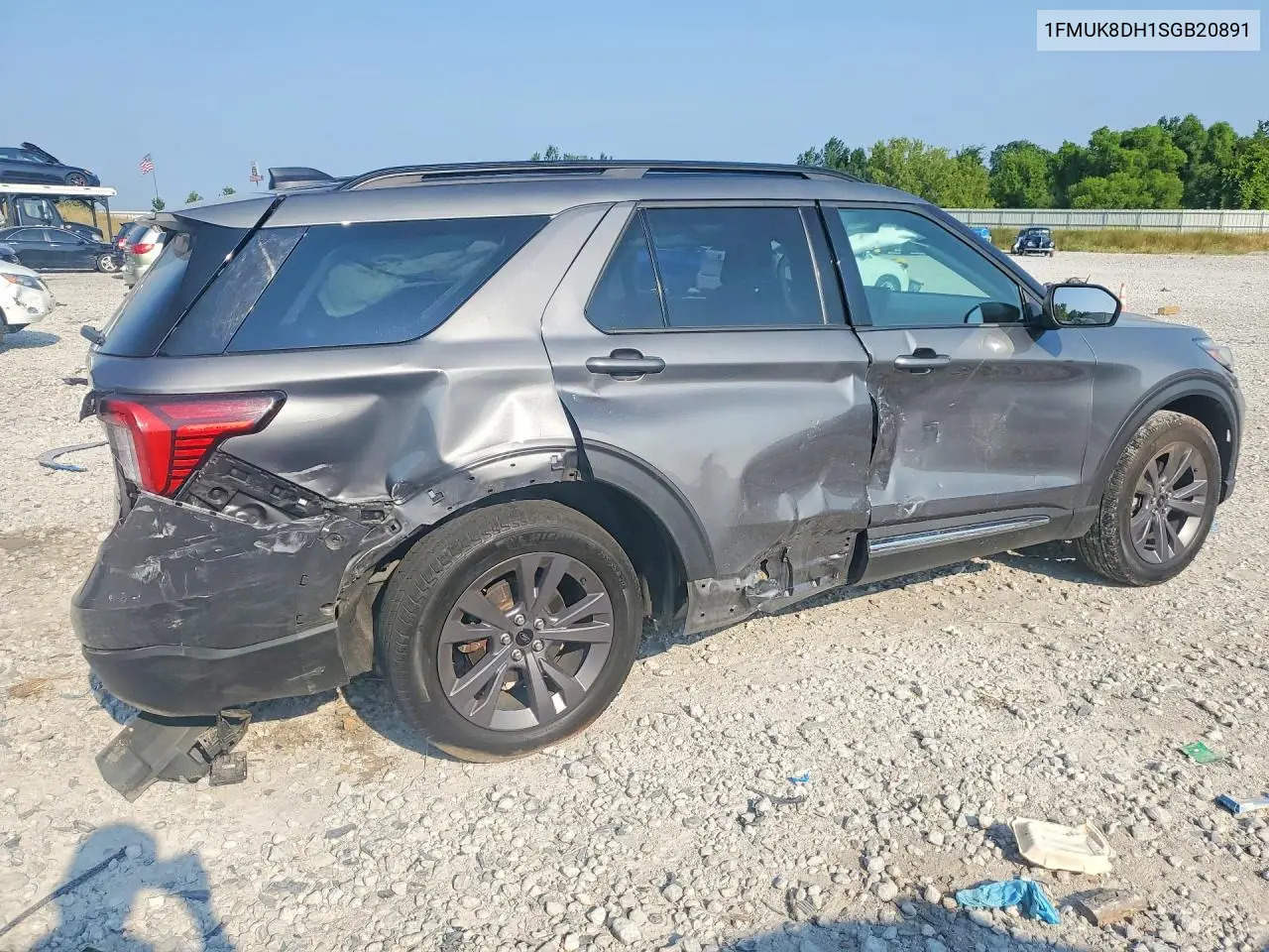 2025 Ford Explorer Active VIN: 1FMUK8DH1SGB20891 Lot: 61535106