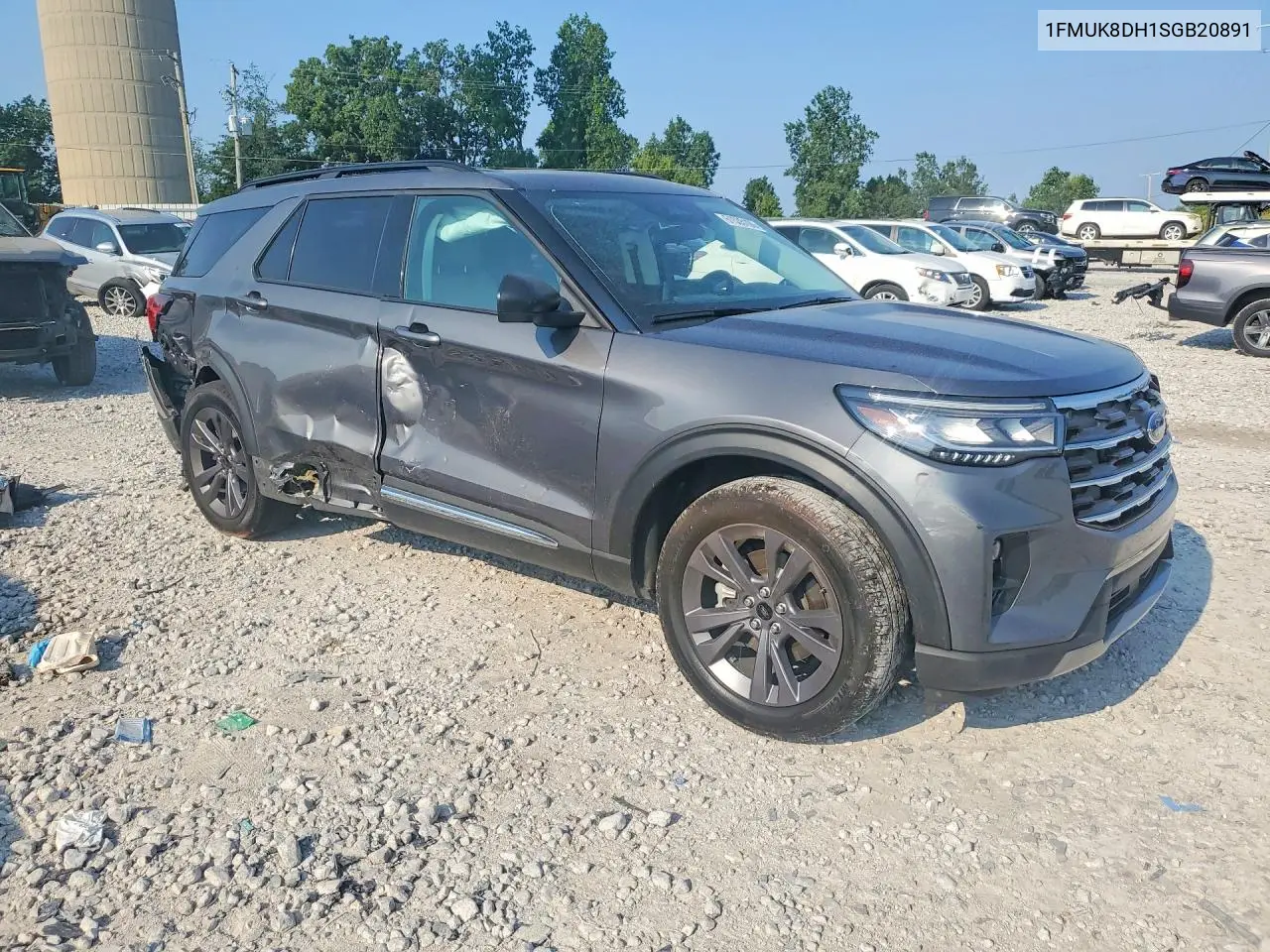 2025 Ford Explorer Active VIN: 1FMUK8DH1SGB20891 Lot: 61535106