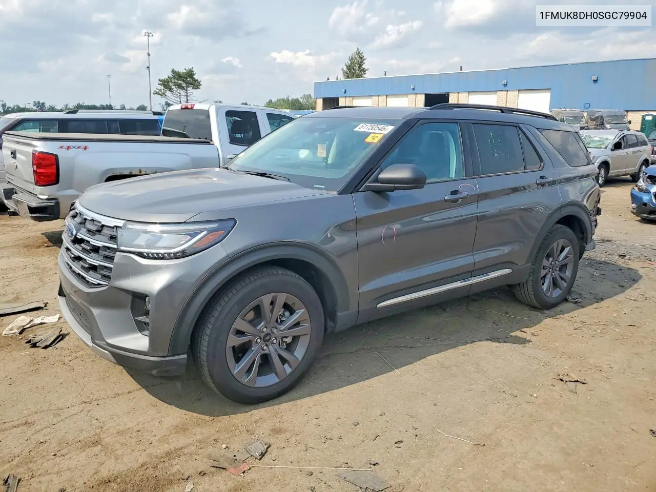 2025 Ford Explorer Active VIN: 1FMUK8DH0SGC79904 Lot: 61750546