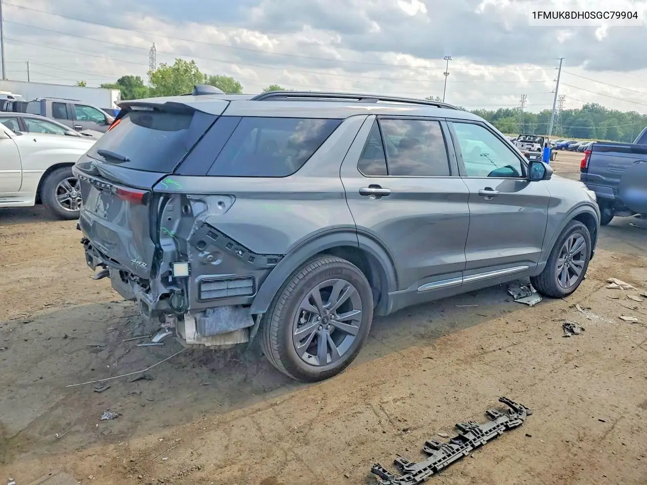 2025 Ford Explorer Active VIN: 1FMUK8DH0SGC79904 Lot: 61750546