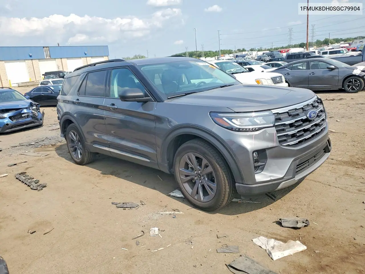 2025 Ford Explorer Active VIN: 1FMUK8DH0SGC79904 Lot: 61750546