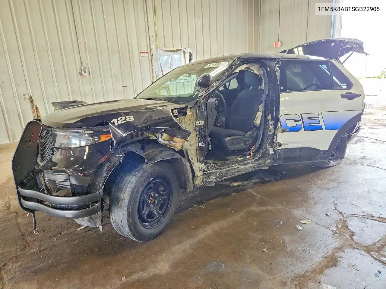 2025 Ford Explorer Police Interceptor VIN: 1FM5K8AB1SGB22905 Lot: 97684905