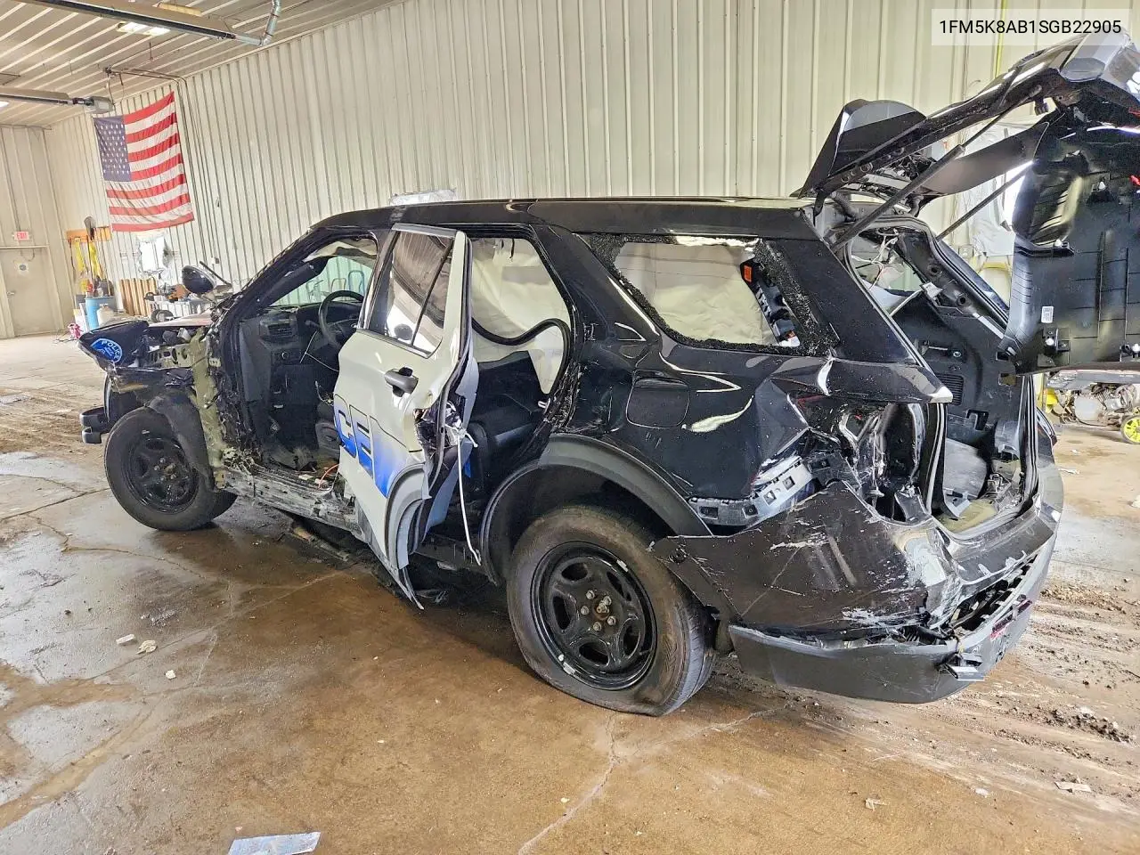 2025 Ford Explorer Police Interceptor VIN: 1FM5K8AB1SGB22905 Lot: 97684905