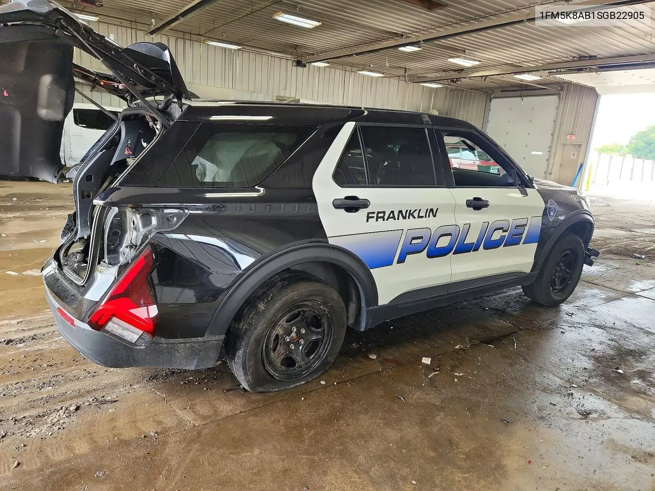 2025 Ford Explorer Police Interceptor VIN: 1FM5K8AB1SGB22905 Lot: 97684905