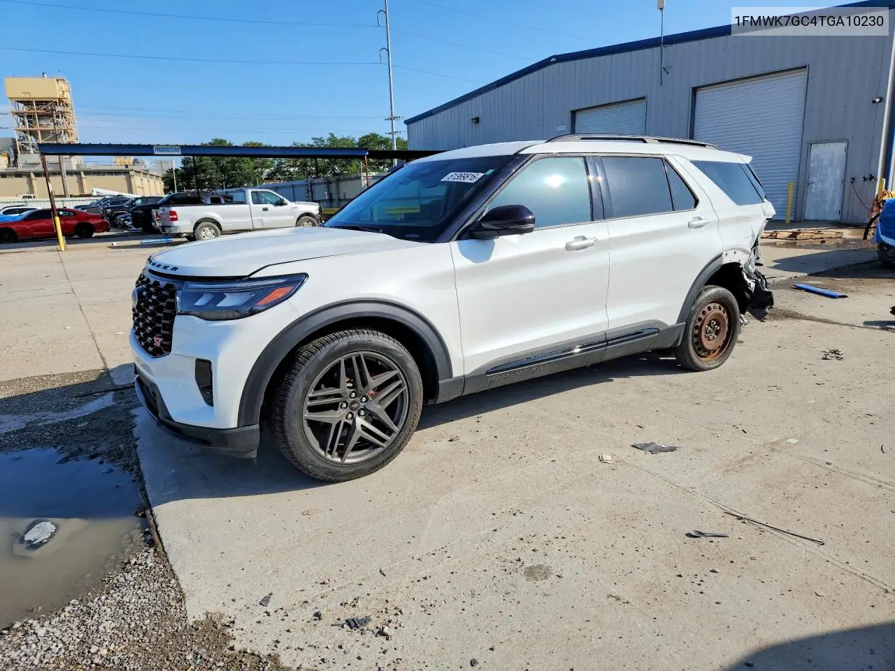 2026 Ford Explorer St VIN: 1FMWK7GC4TGA10230 Lot: 61369816