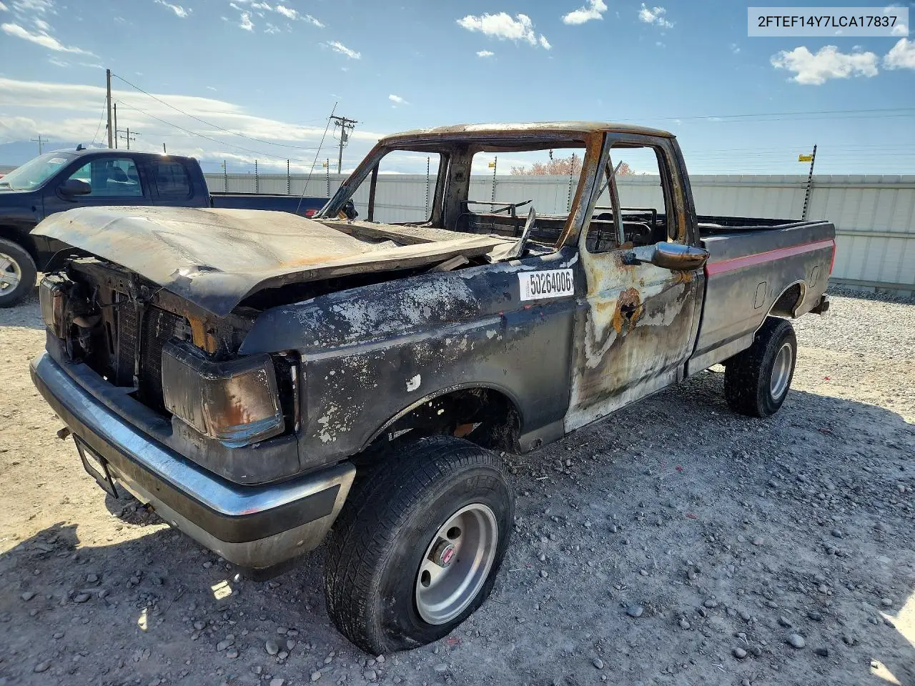 1990 Ford F150 VIN: 2FTEF14Y7LCA17837 Lot: 50264006