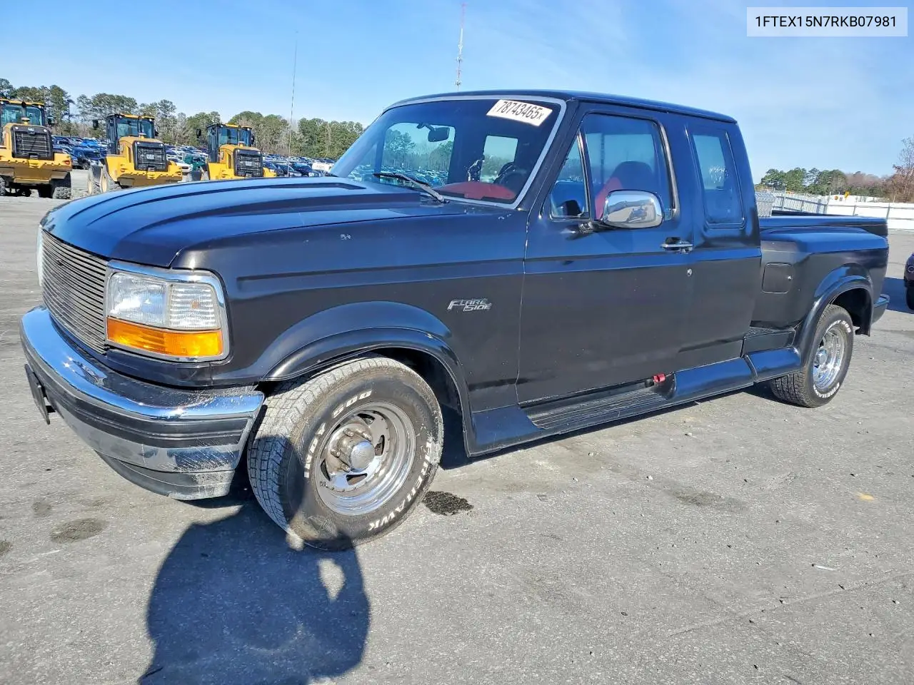 1994 Ford F150 VIN: 1FTEX15N7RKB07981 Lot: 78743465