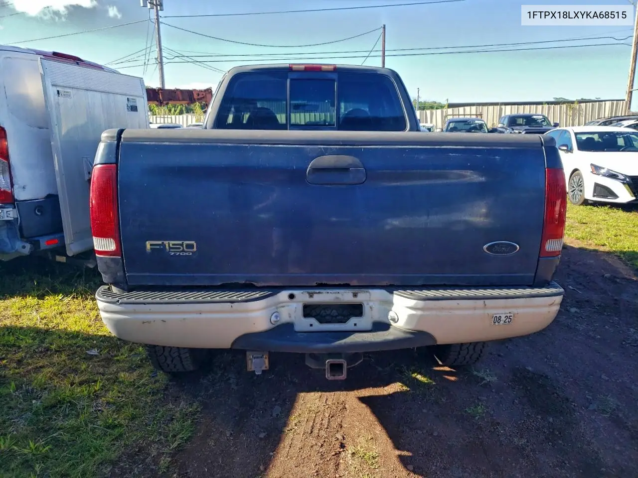 1FTPX18LXYKA68515 2000 Ford F150