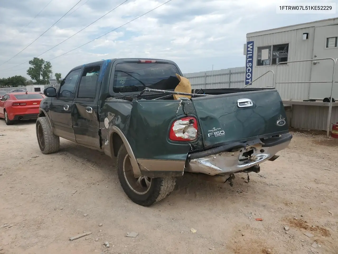 1FTRW07L51KE52229 2001 Ford F150 Supercrew