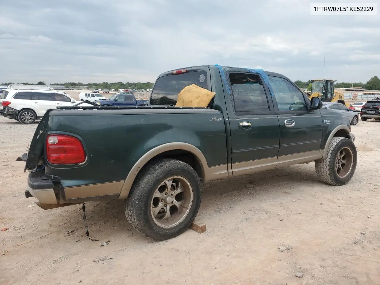 1FTRW07L51KE52229 2001 Ford F150 Supercrew