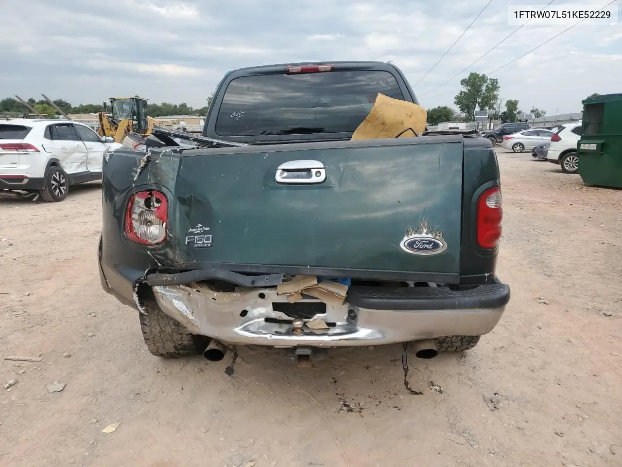 1FTRW07L51KE52229 2001 Ford F150 Supercrew