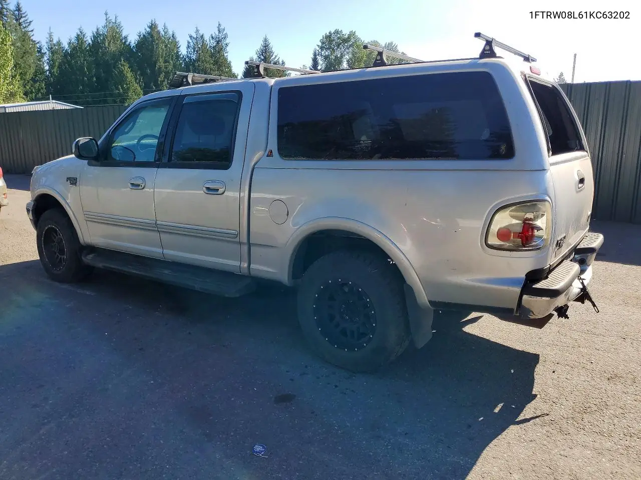 2001 Ford F150 Supercrew VIN: 1FTRW08L61KC63202 Lot: 53286526