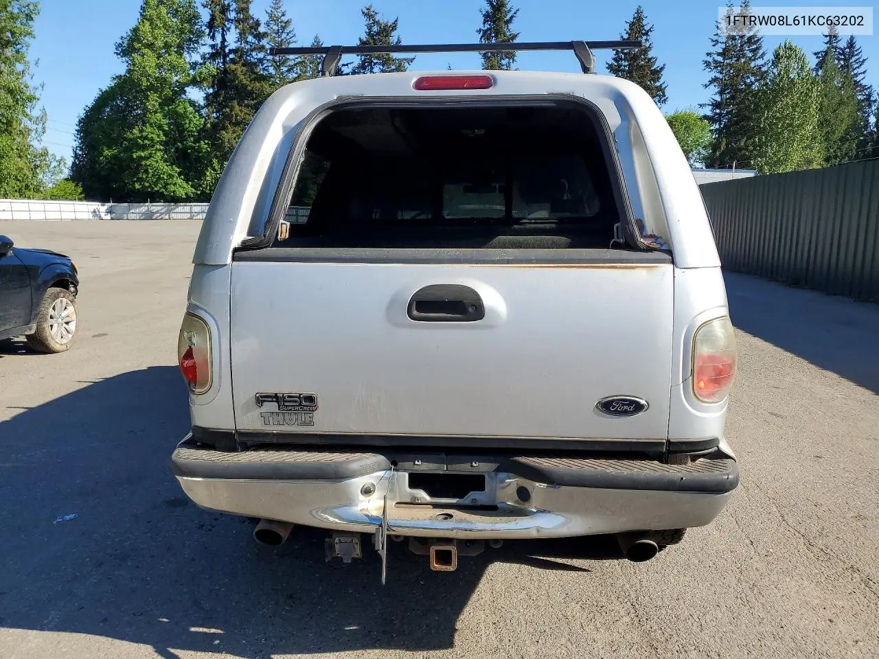 2001 Ford F150 Supercrew VIN: 1FTRW08L61KC63202 Lot: 53286526