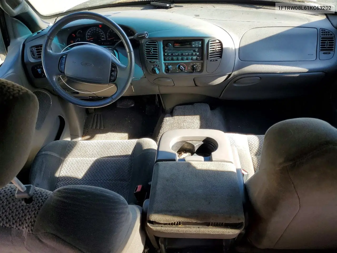 2001 Ford F150 Supercrew VIN: 1FTRW08L61KC63202 Lot: 53286526