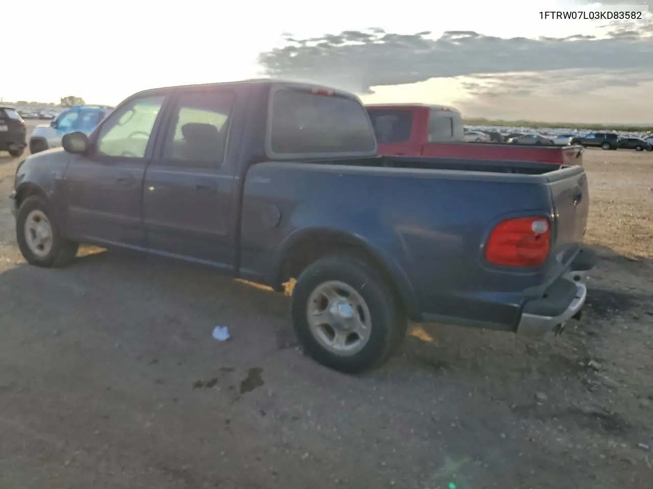 1FTRW07L03KD83582 2003 Ford F150