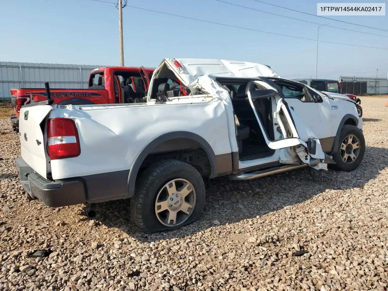 1FTPW14544KA02417 2004 Ford F150 Supercrew