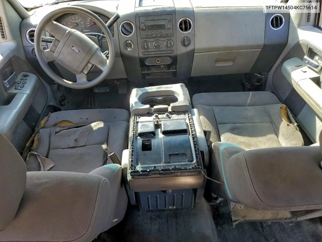 1FTPW14504KC75614 2004 Ford F150 Supercrew