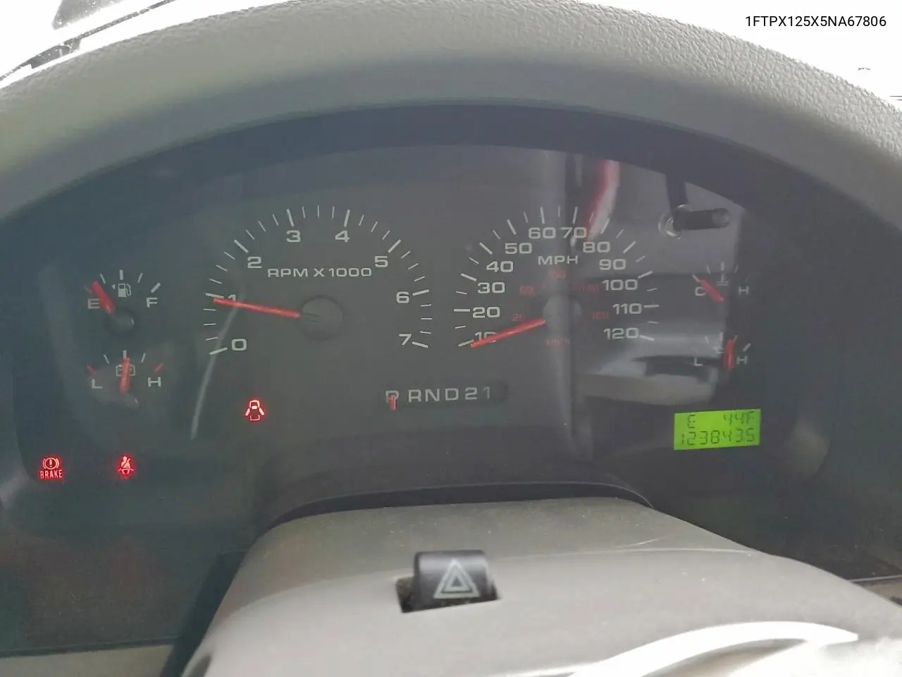 1FTPX125X5NA67806 2005 Ford F150
