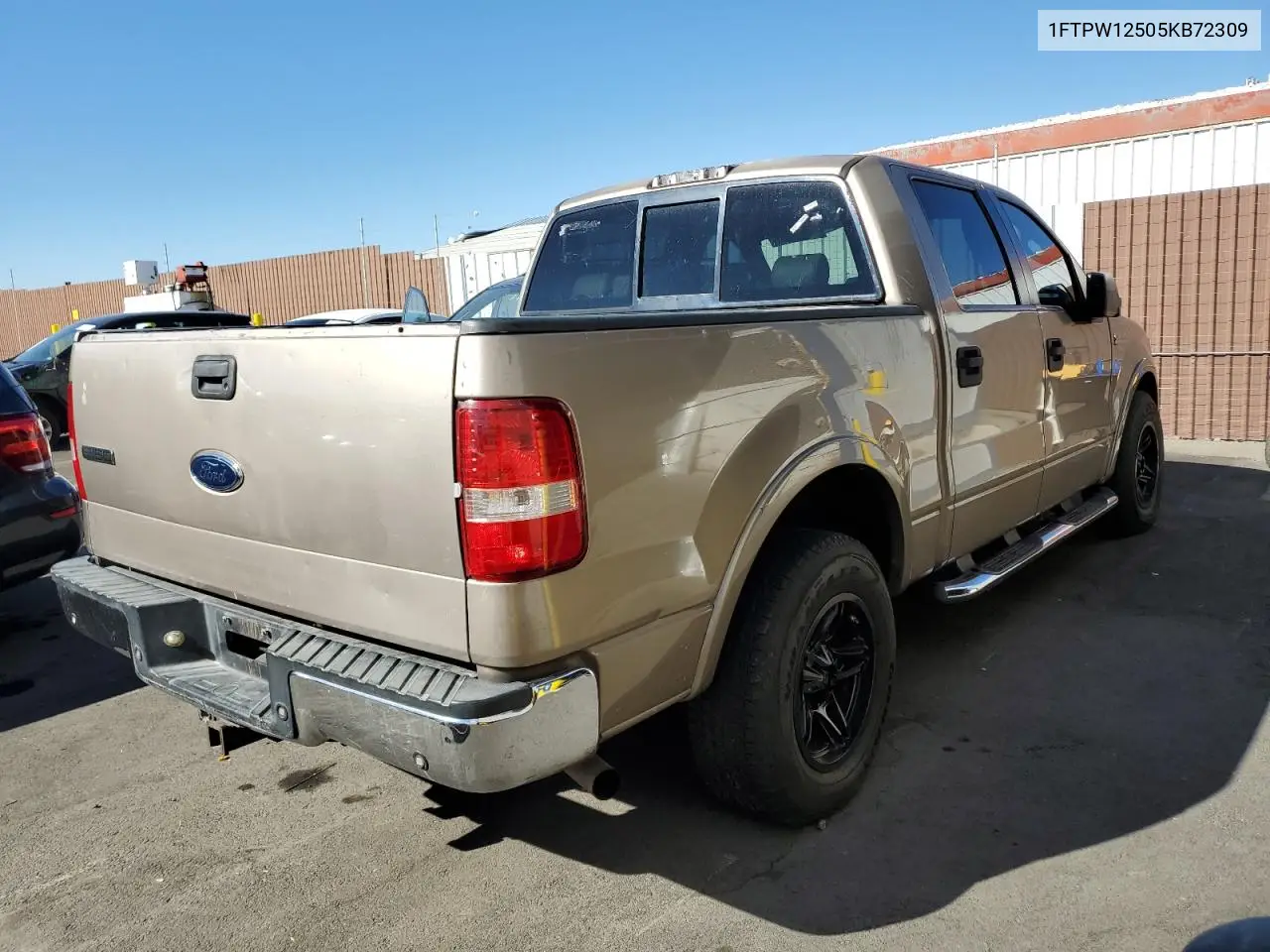 1FTPW12505KB72309 2005 Ford F150 Supercrew