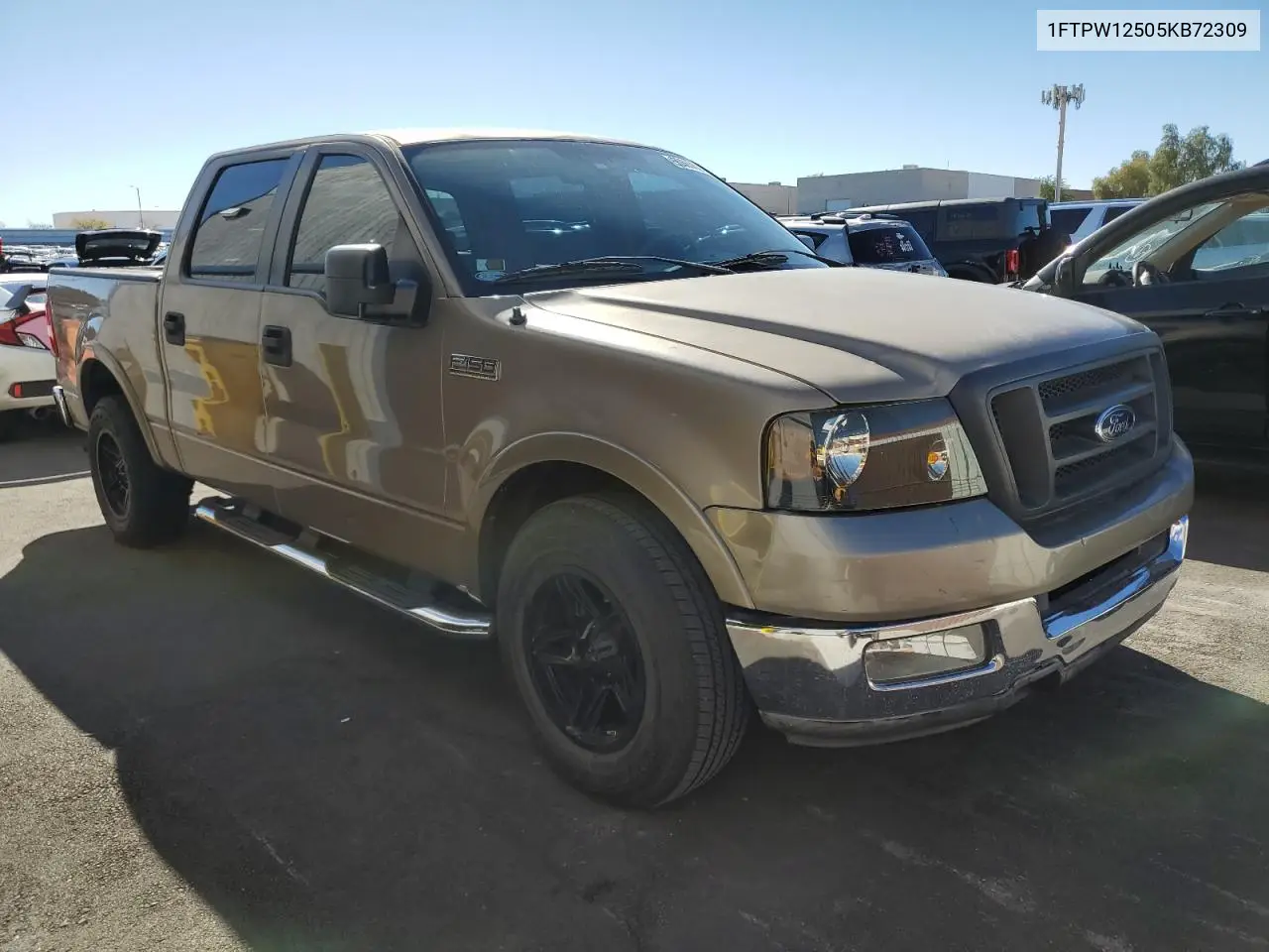 1FTPW12505KB72309 2005 Ford F150 Supercrew