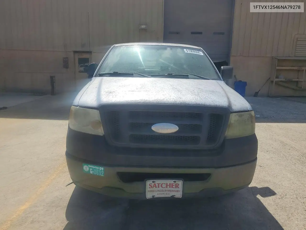 2006 Ford F150 VIN: 1FTVX12546NA79278 Lot: 61908066