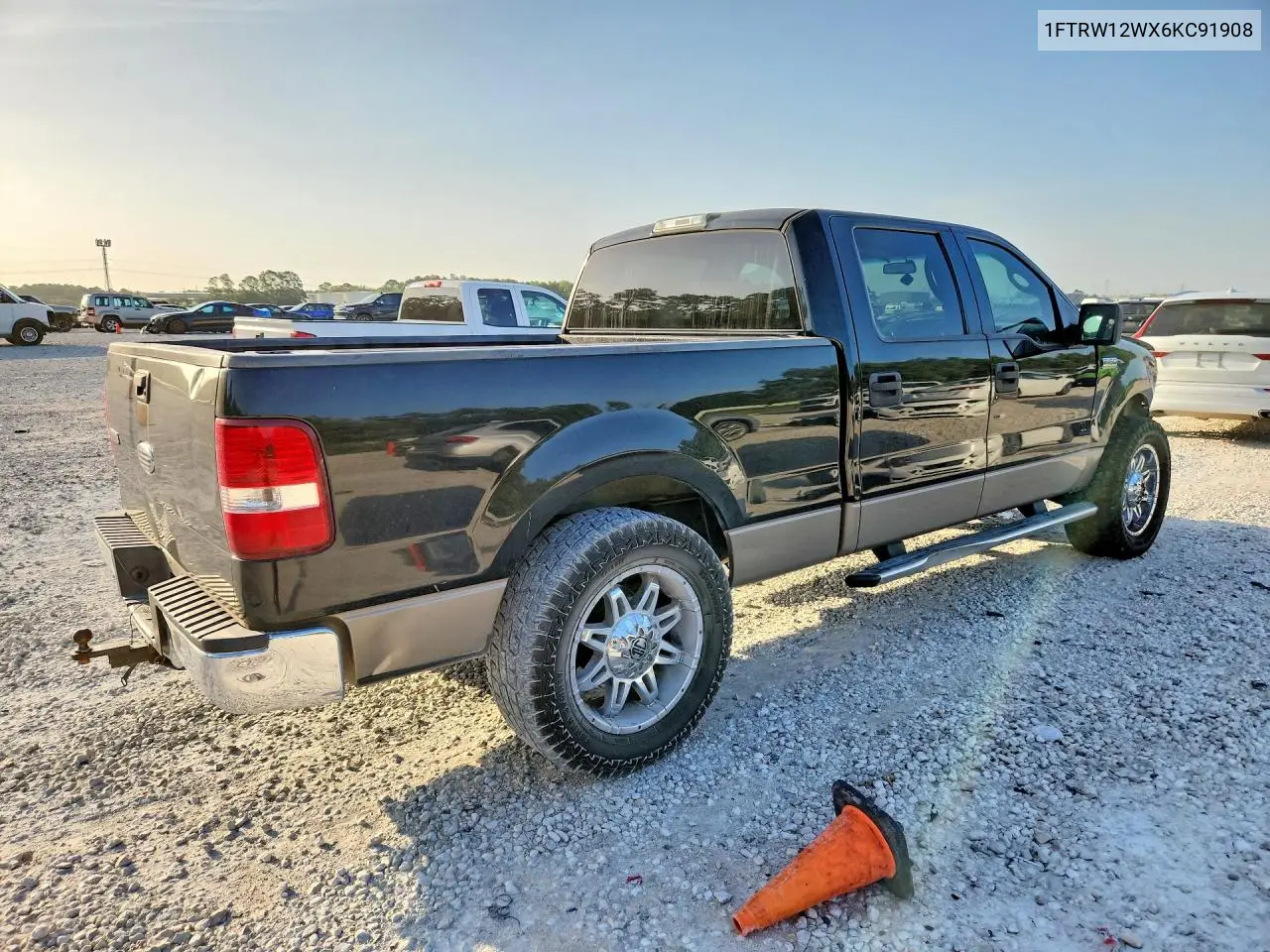 2006 Ford F150 Supercrew VIN: 1FTRW12WX6KC91908 Lot: 61913056