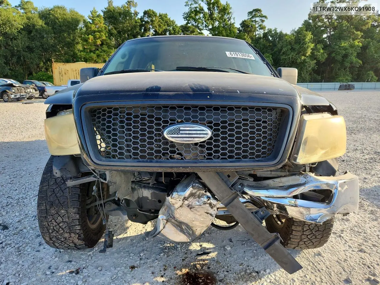 2006 Ford F150 Supercrew VIN: 1FTRW12WX6KC91908 Lot: 61913056