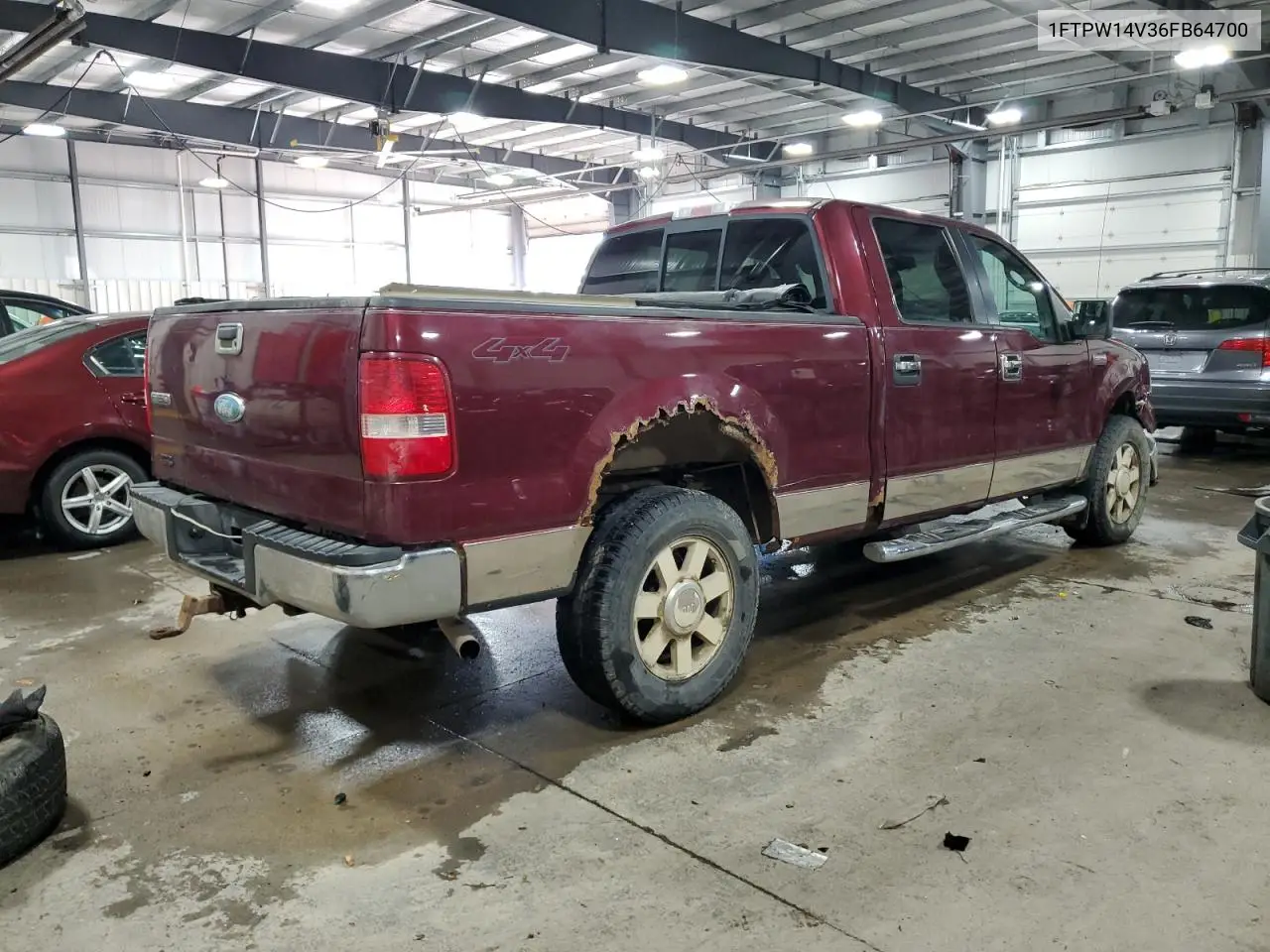 1FTPW14V36FB64700 2006 Ford F150 Supercrew