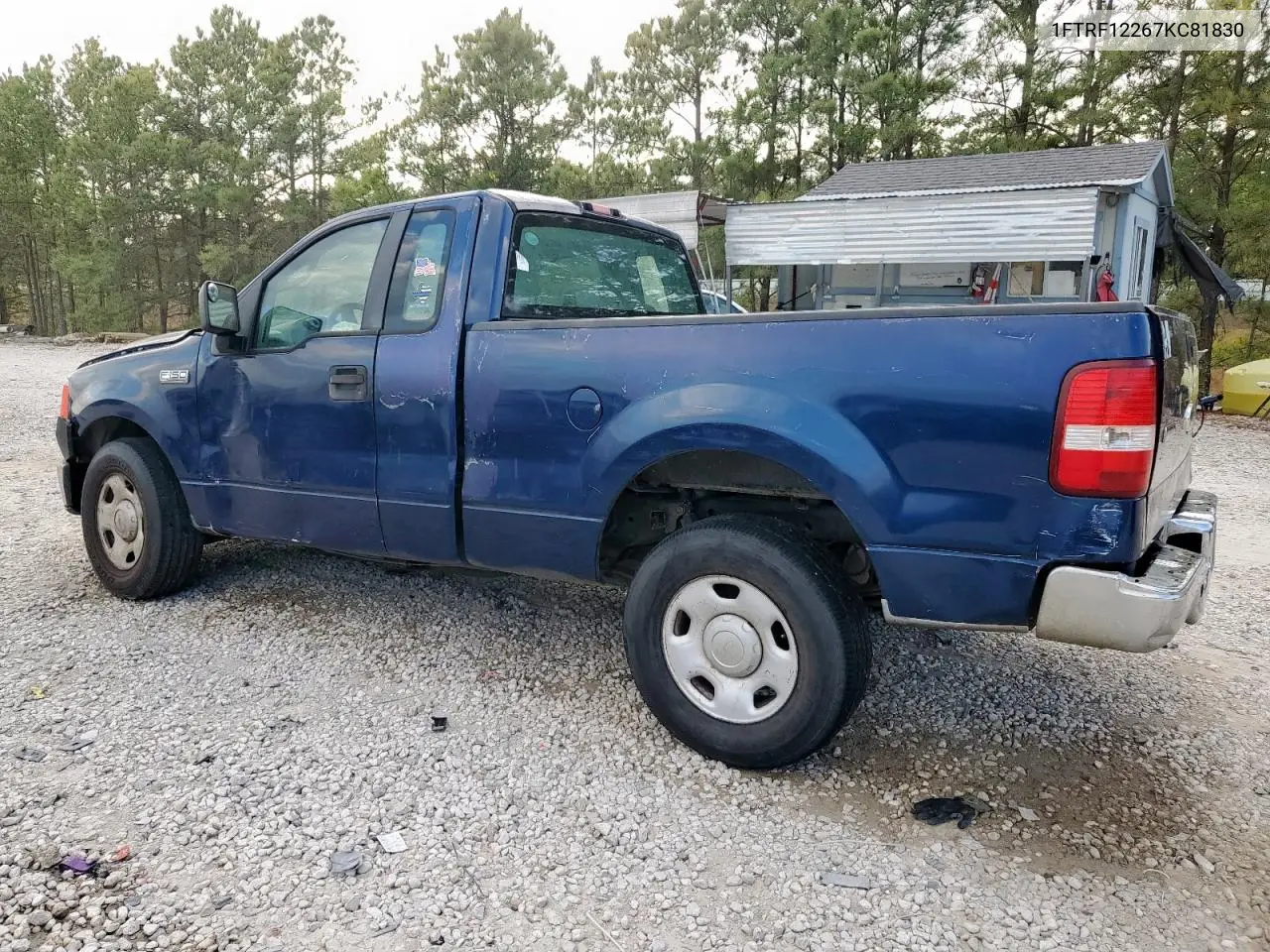 1FTRF12267KC81830 2007 Ford F150
