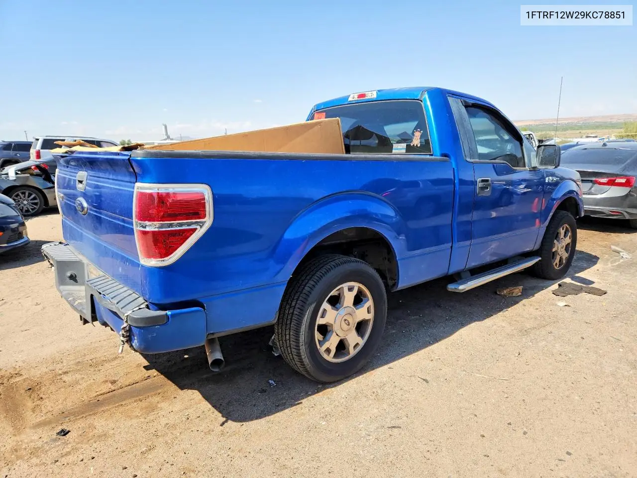 2009 Ford F150 VIN: 1FTRF12W29KC78851 Lot: 61228586