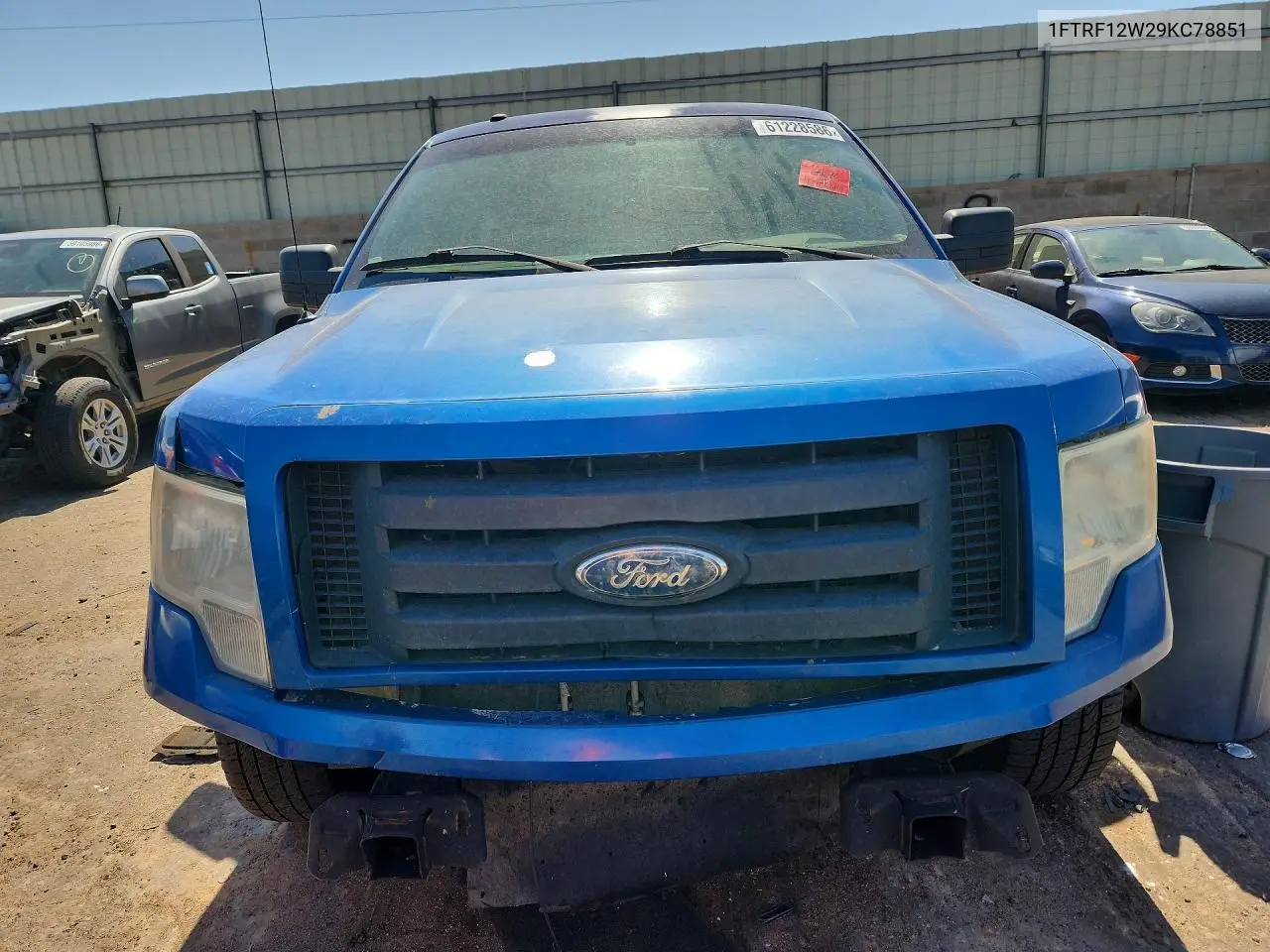 2009 Ford F150 VIN: 1FTRF12W29KC78851 Lot: 61228586
