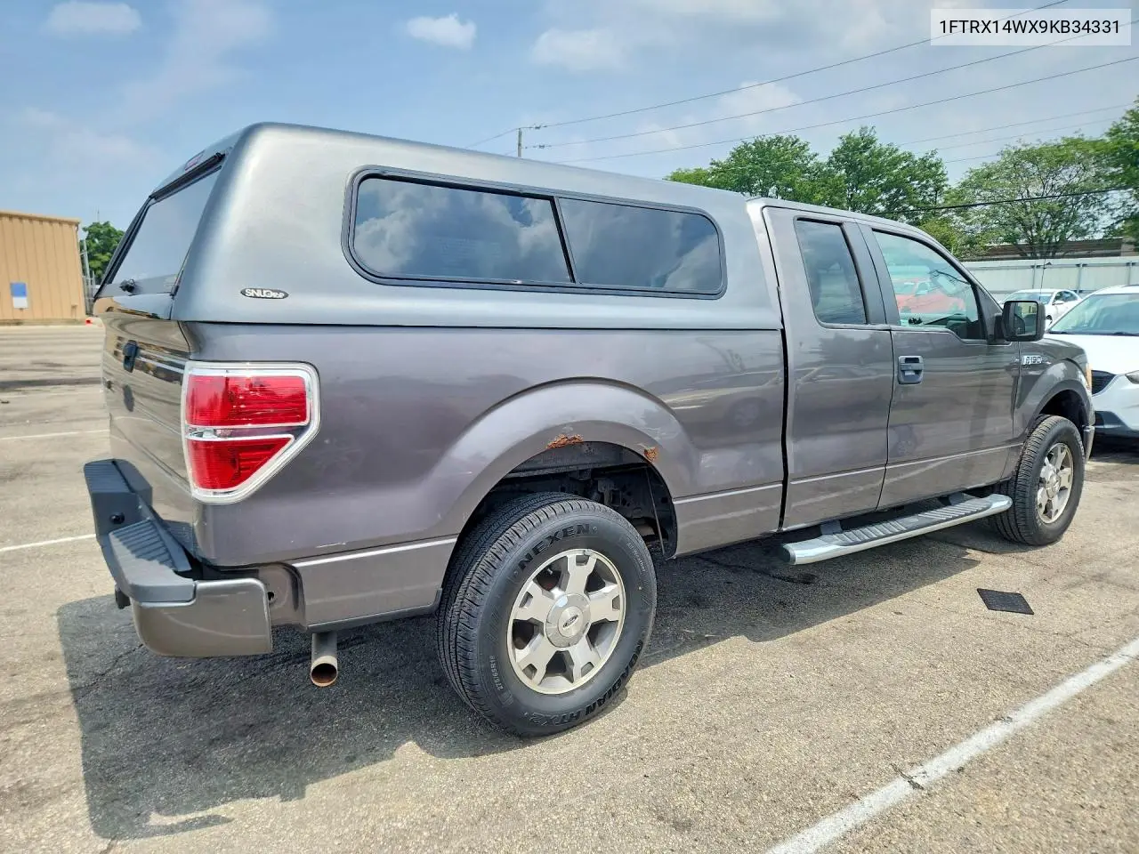 2009 Ford F150 Super Cab VIN: 1FTRX14WX9KB34331 Lot: 61916226