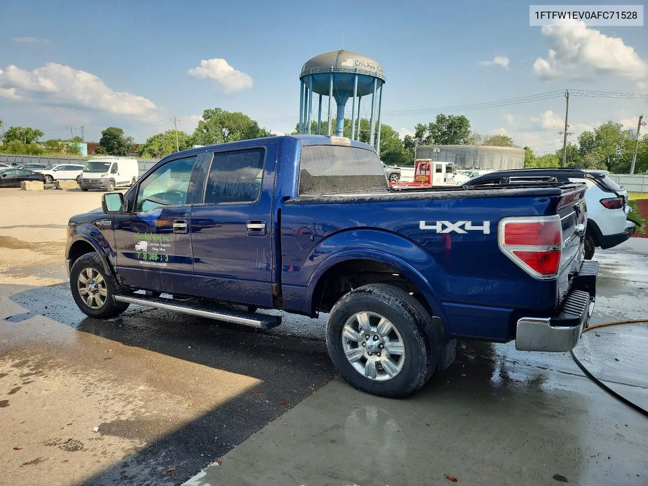 2010 Ford F150 Supercrew VIN: 1FTFW1EV0AFC71528 Lot: 58812366