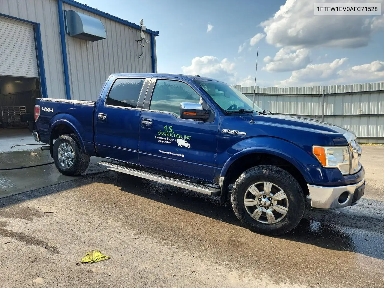 2010 Ford F150 Supercrew VIN: 1FTFW1EV0AFC71528 Lot: 58812366