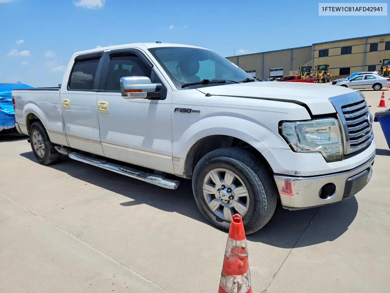 2010 Ford F150 Supercrew VIN: 1FTEW1C81AFD42941 Lot: 59857846