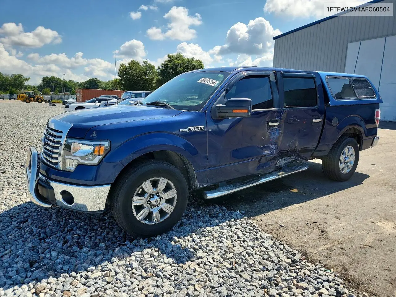 2010 Ford F150 Supercrew VIN: 1FTFW1CV4AFC60504 Lot: 60245156