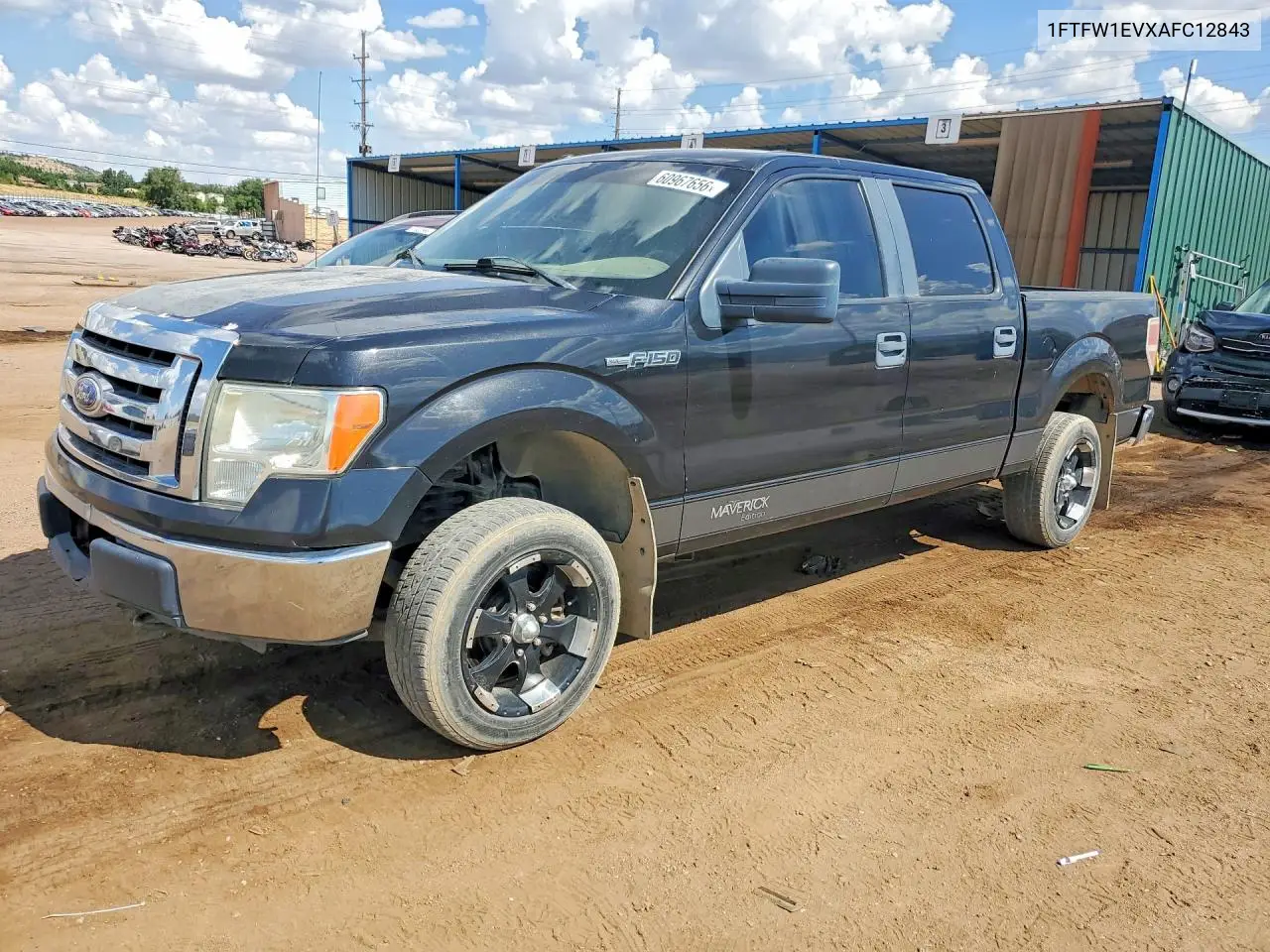 2010 Ford F150 Supercrew VIN: 1FTFW1EVXAFC12843 Lot: 60967656