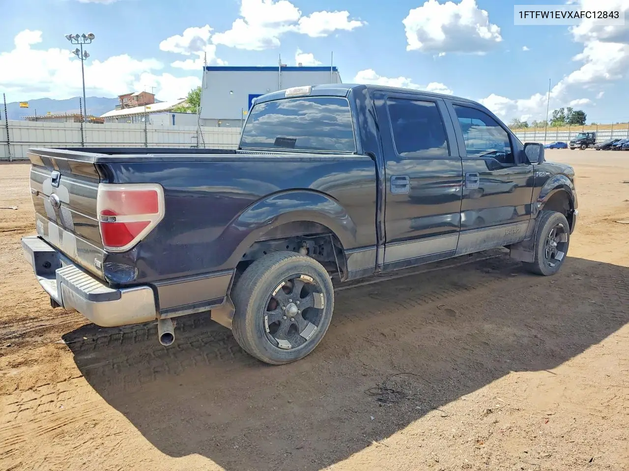 2010 Ford F150 Supercrew VIN: 1FTFW1EVXAFC12843 Lot: 60967656