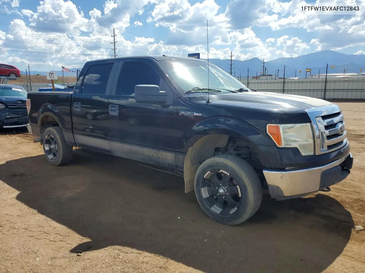 2010 Ford F150 Supercrew VIN: 1FTFW1EVXAFC12843 Lot: 60967656