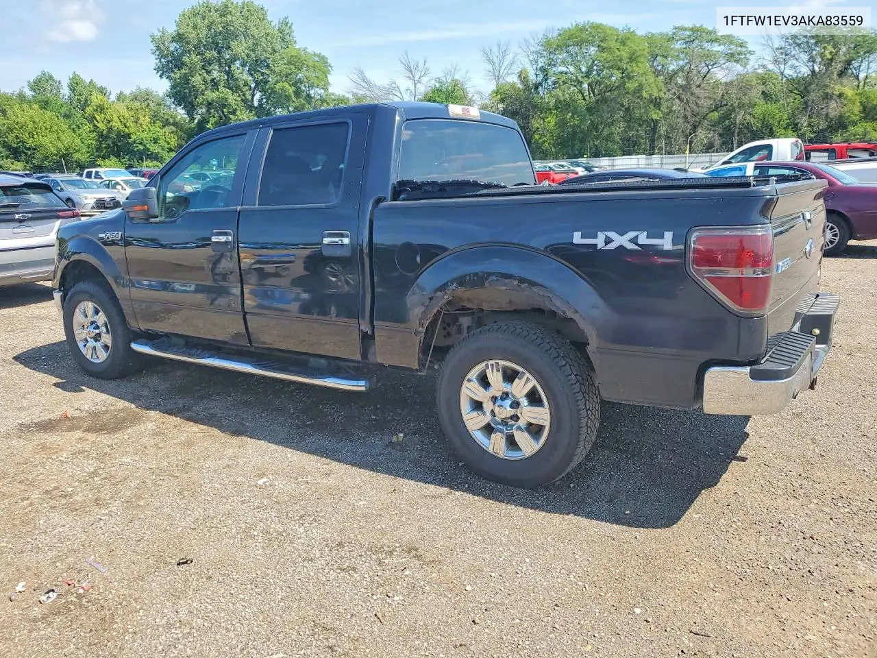 2010 Ford F150 Supercrew VIN: 1FTFW1EV3AKA83559 Lot: 61300796