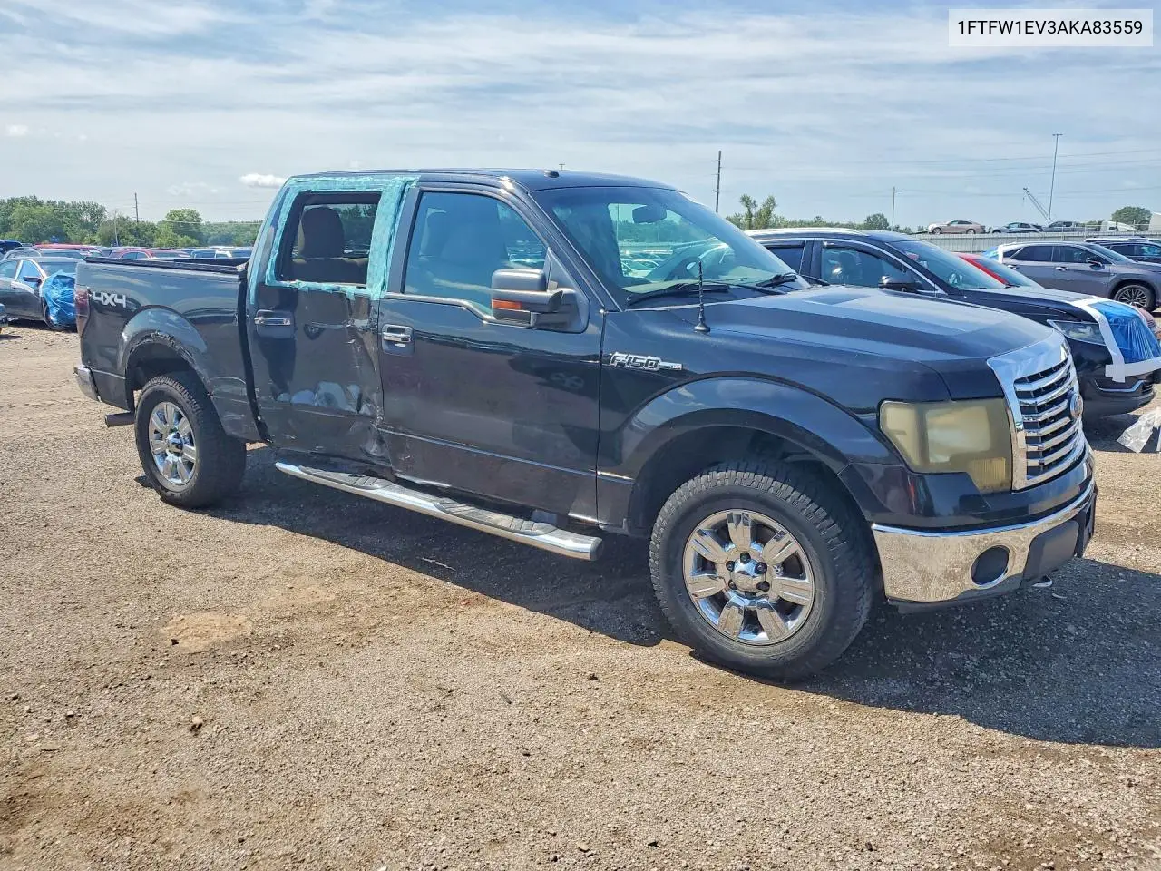 2010 Ford F150 Supercrew VIN: 1FTFW1EV3AKA83559 Lot: 61300796