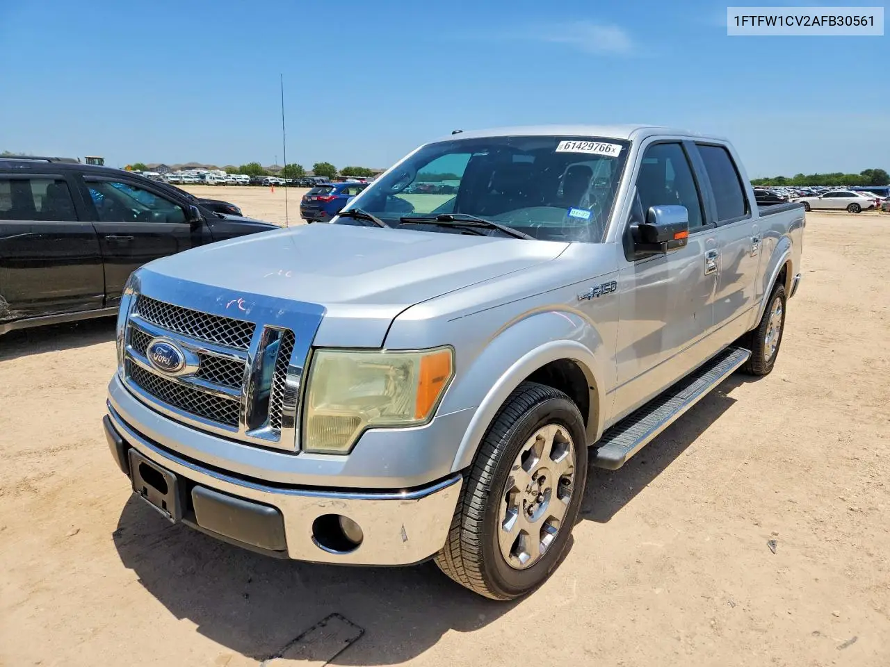 2010 Ford F150 Supercrew VIN: 1FTFW1CV2AFB30561 Lot: 61429766