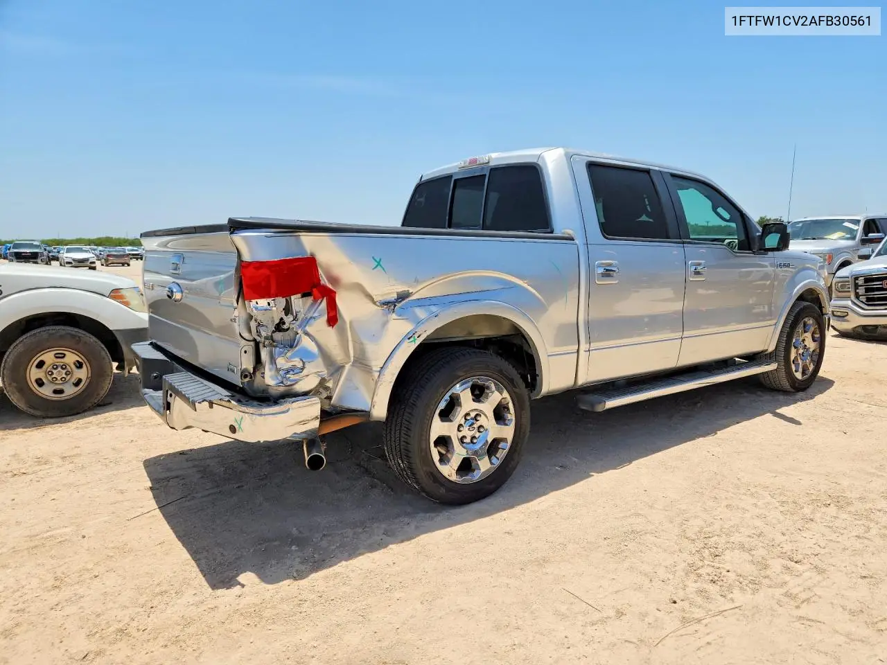 2010 Ford F150 Supercrew VIN: 1FTFW1CV2AFB30561 Lot: 61429766